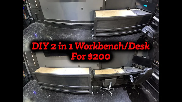 DIY 2 in 1 Workbench Desk Combo for under $200