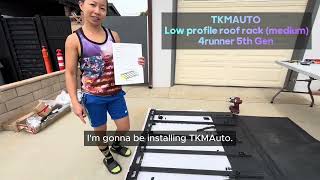 Toyota 5th Gen 4runner TKMauto  low profile roofrack(medium)
