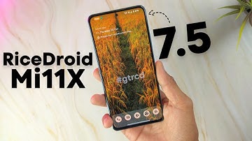 RiceDroid v7.5 Update On Mi 11X - Beast 90Fps Gaming ROM & Awesome Features !!