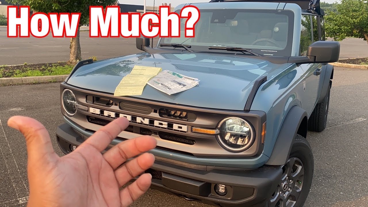 Here’s the Monthly Payment for my 2021 Ford Bronco! *Cheap? - YouTube