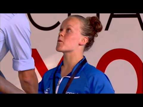 Swimming - women's 100m freestyle S6 medal ceremony - 2013 IPC Swimming World Championships Montreal