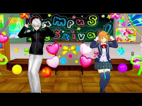 【#にじさんじMMD】チューリングラブ【葛葉さん/本間ひまわりさん】