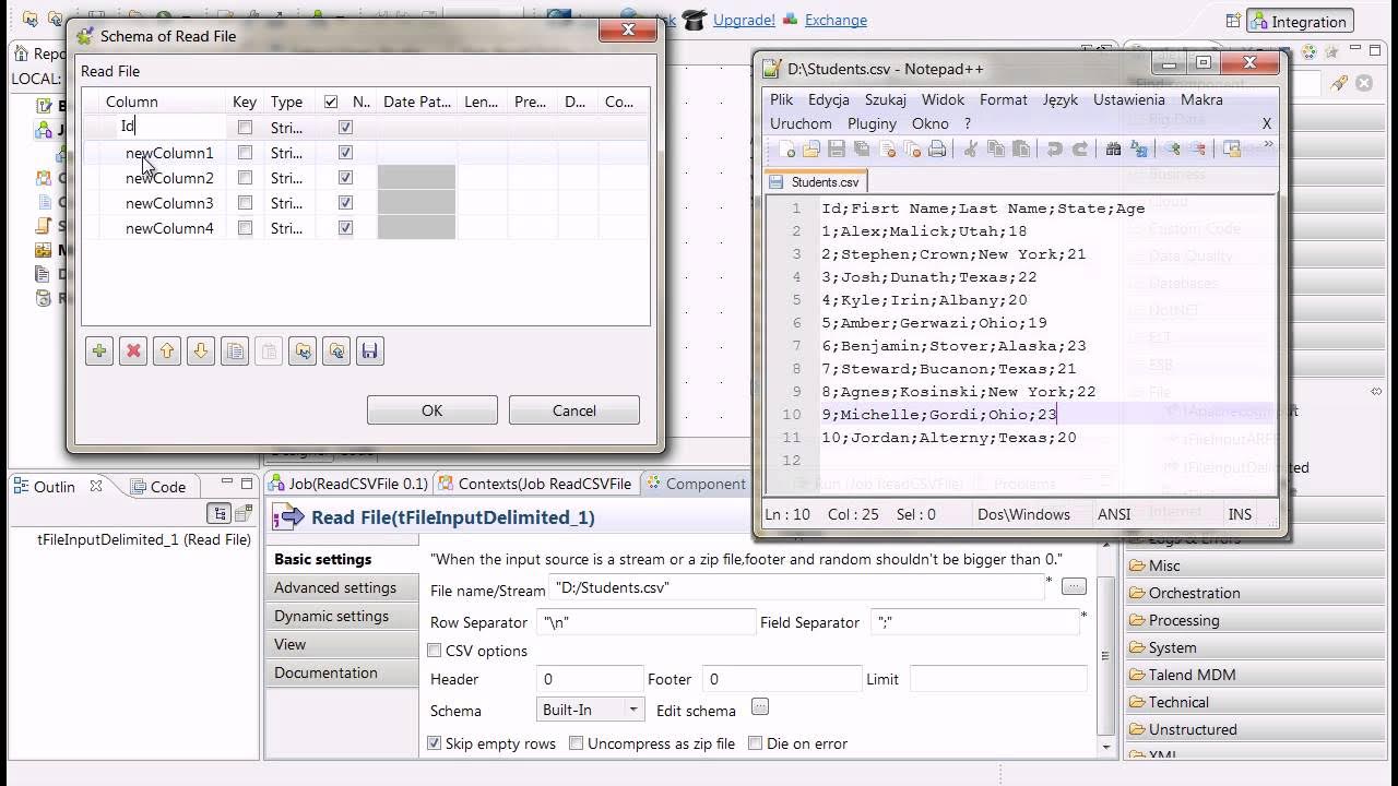 Talend Open Studio for Data Integration YouTube