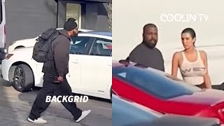 HOMELESS MAN RUNS UP ON Kanye & GOES OFF!