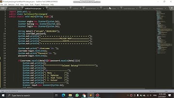 Program Kasir Menggunakan Perulangan Dalam Bahasa Java