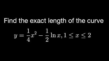Calculate the Length of the Curve Problem Solution