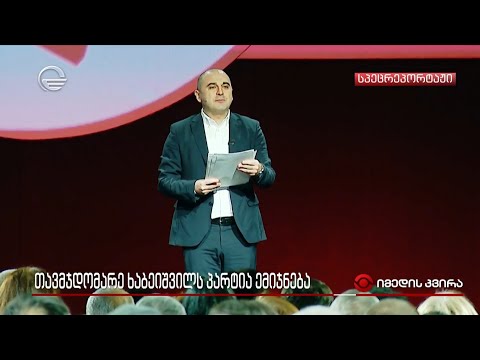 თავმჯდომარე ხაბეიშვილს პარტია ემიჯნება