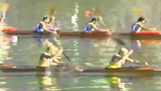 1984 LOS ANGELES Olympic Canoeing Women's K-4 500 m Final, HD (16:9)
