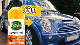 PEUTON LAVER SA VOITURE AU SAVON NOIR ...?