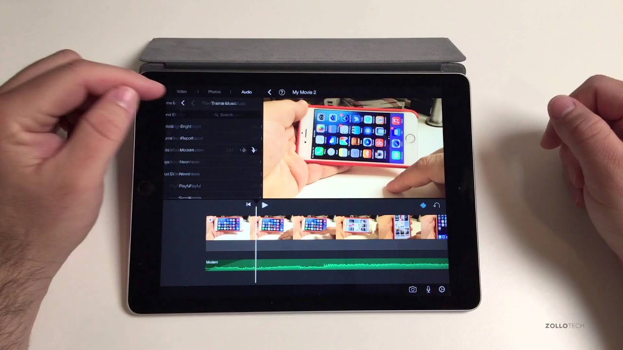 iMovie for iPad and iPhone - Working with Audio - YouTube