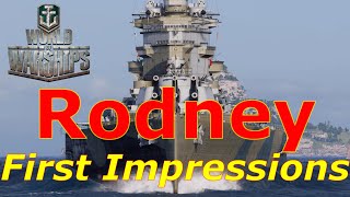 World of Warships Rodney First Impressions: A Bad Joke? Or New Brawling Beast?