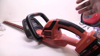 black and decker 40v hedge trimmer