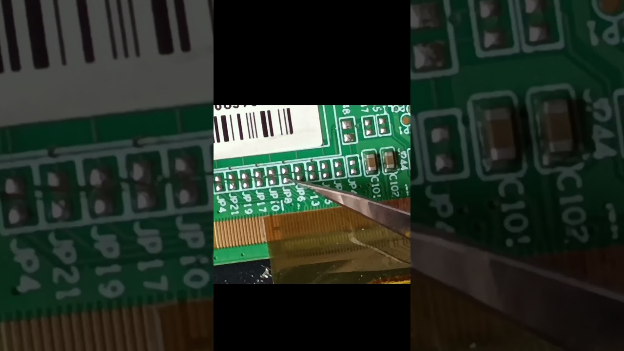 Single cof panel no picture problem repair 