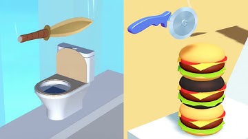 Almost Cut vs Slice Master - Very Satisfying and Relaxing ASMR Slicing Game