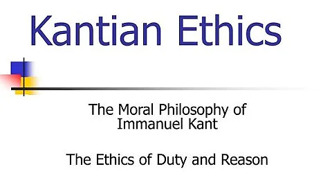 Relevancy of the Kantian theory (Business Ethics @NAISHAACADEMY )