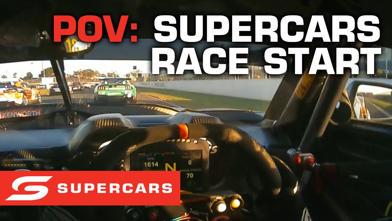 ONBOARD: Driver's eye view of a race start | Supercars 2023