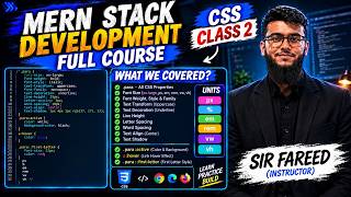 CSS Class 2 | CSS Text Styling, Fonts, Spacing, Pseudo-Classes & CSS Units | MERN Stack Development