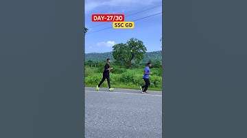 DAY-27/30 || SSC GD 5KM TRAINING ✅ #sscgd #5km #day27 #running