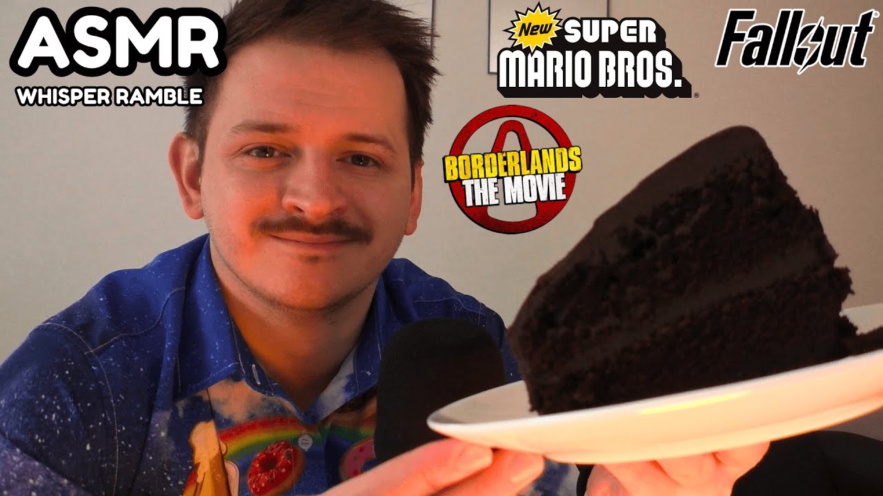 ASMR | Chocolate Cake and Gaming Adaptations Ramble