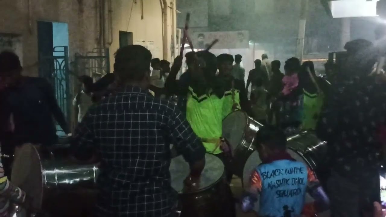 🤙 black  White Nashik dhol......🔥