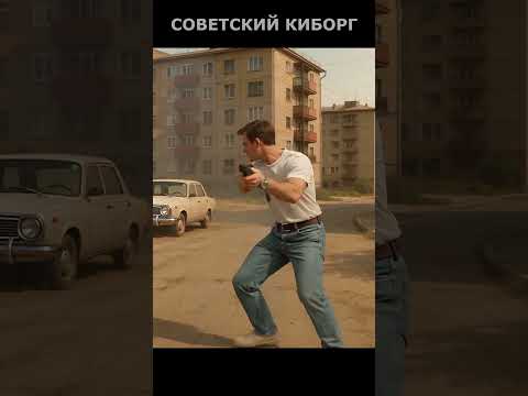 Советский киборг (тест AI) #киборг #робот #ссср #авто #москва #киберпанк #фантастика #боевик #шортс