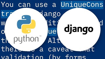 How to change the behaviour of unique true in django model?