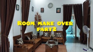 make over ruang tamu estetic part2 #room #decoration #make over #dailyvlog  #aktivitas irt #fyp
