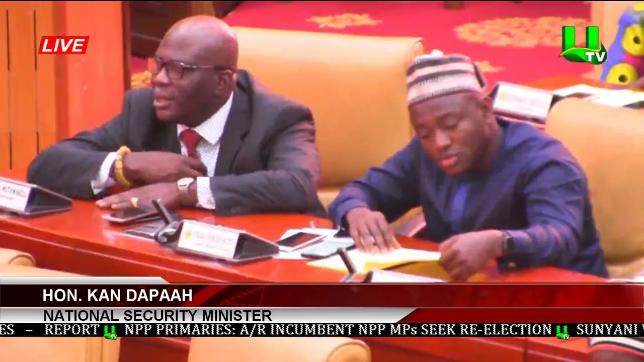 'National Security Policy To Be Ready By Dec. 2020' -Kan Dapaah