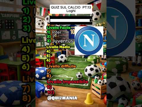 Video Quiz sulle squadre ?? scrivi il tuo punteggio nei commenti ??