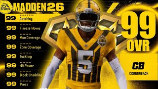 BEST CORNERBACK BUILD IN MADDEN 26 SUPERSTAR MODE