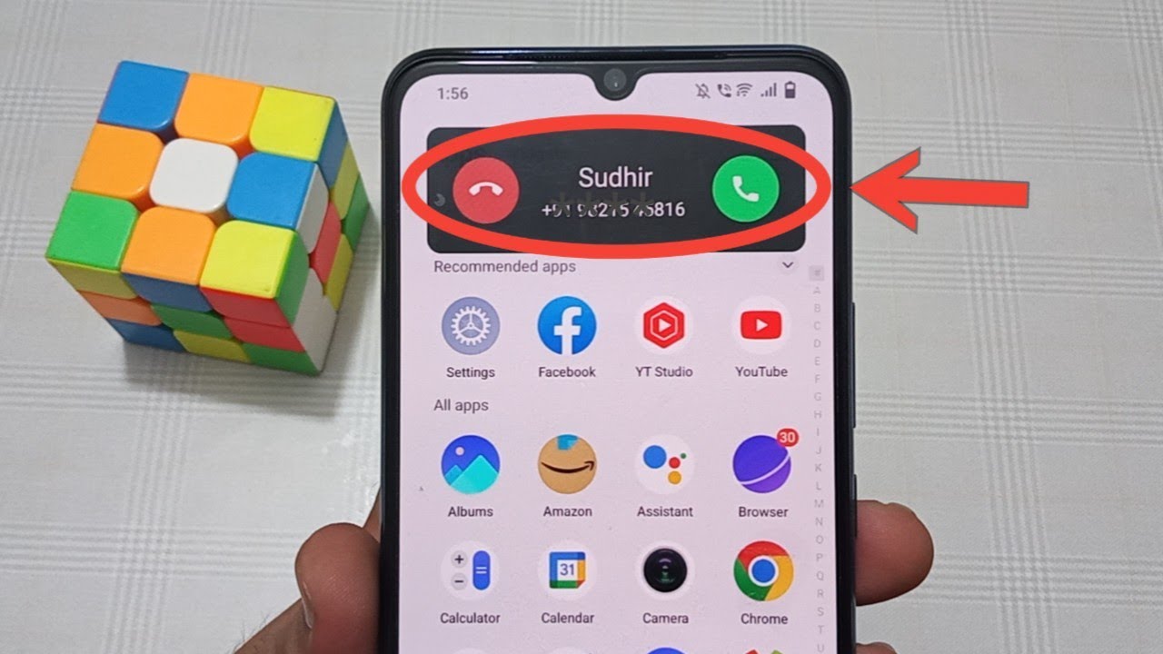 incoming call ka style change kaise kare ? - YouTube