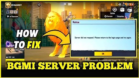 🟢BGMI Server Problem! BGMI Request Timeout & Why BGMI is not Opening Today !