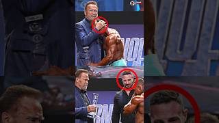 Emotional Moment Diogo Montenegro On Seeing Arnold #Shorts #Bodybuilding