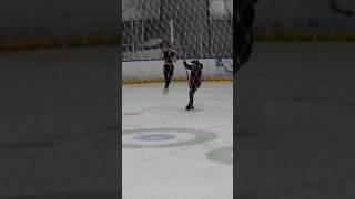 triple flip on the harness!! #iceskate #iceskater #sports #iceskating #ice #skating