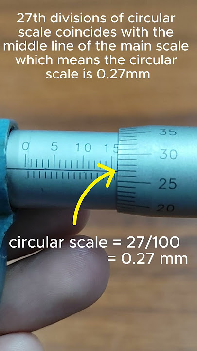 Micrometer reading in 30 seconds #science #igcse #education#micrometer