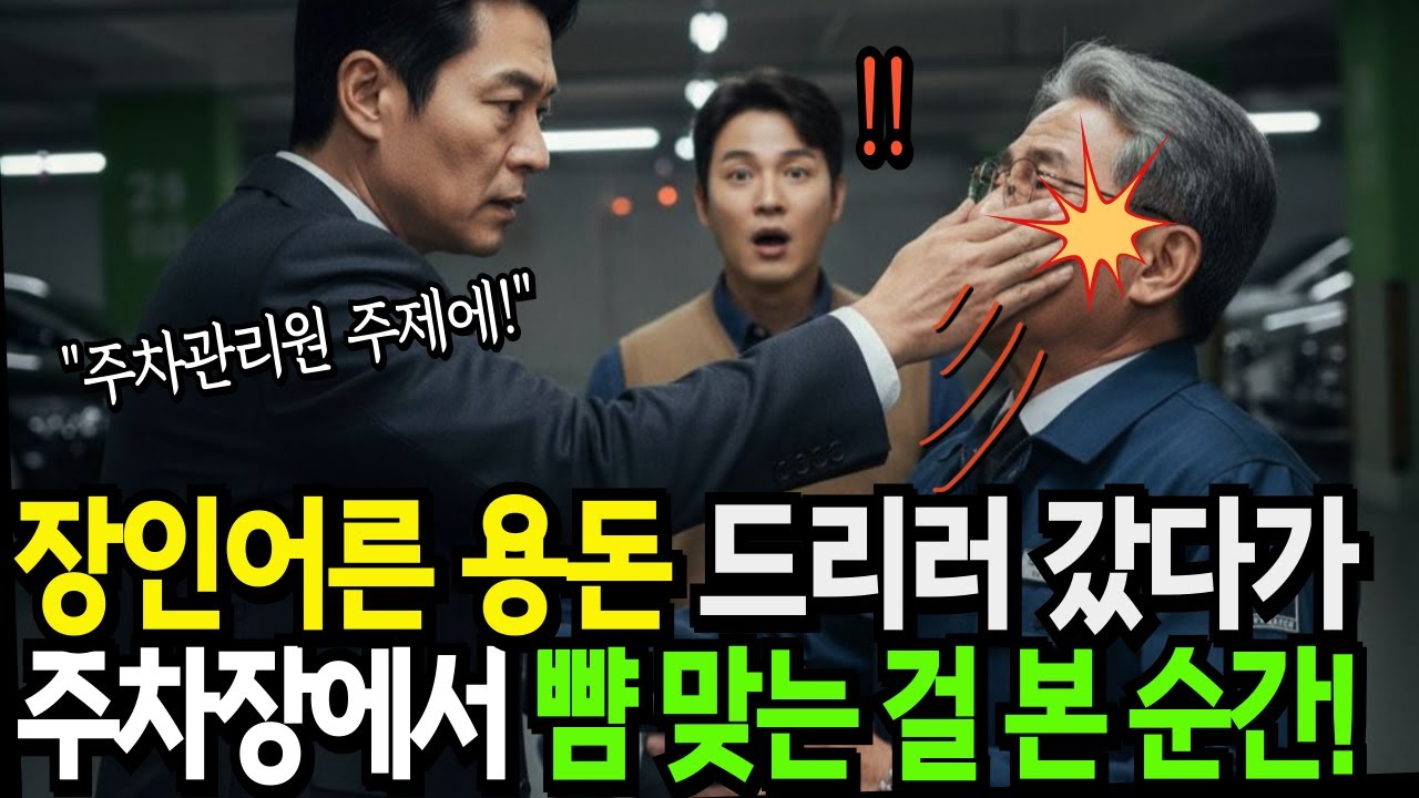 주차관리원 장인어른 용돈드리러 갔다가 뺨 맞는 아버님 본 순간, 상상못한 반전이