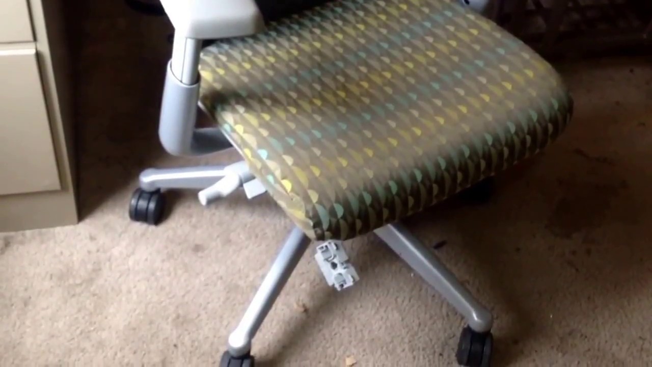 Fix Broken Office Chair: Lift Lever - YouTube