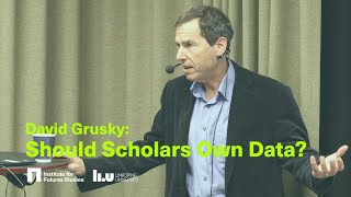 Should Scholars Own Data? David Grusky About the American Voices Project