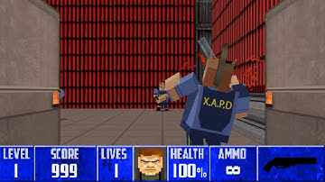 Retro shooter game ( Wolfenstein 3D, Doom, Duke Nukem )