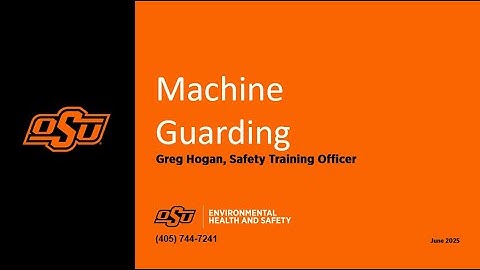 Machine Guarding