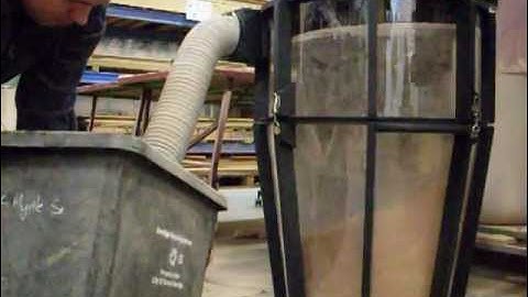 2 Stage cyclone dust separator. Part2 (Testing)