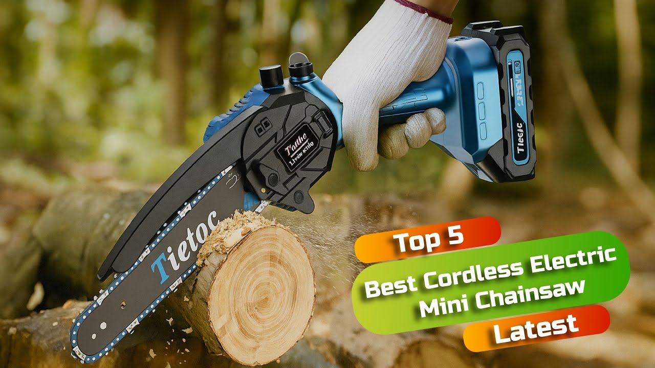Best cordless electric mini chainsaw: Cordless electric mini chainsaw (Buying guide)