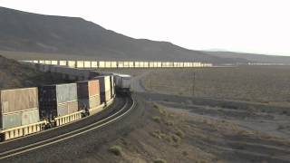 BNSF Puts on a Show In Ludlow,CA Count The Meets!!!