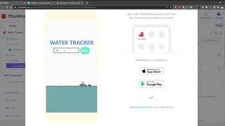 Thunkable X -   Water Tracker Test (Video #3) screenshot 5