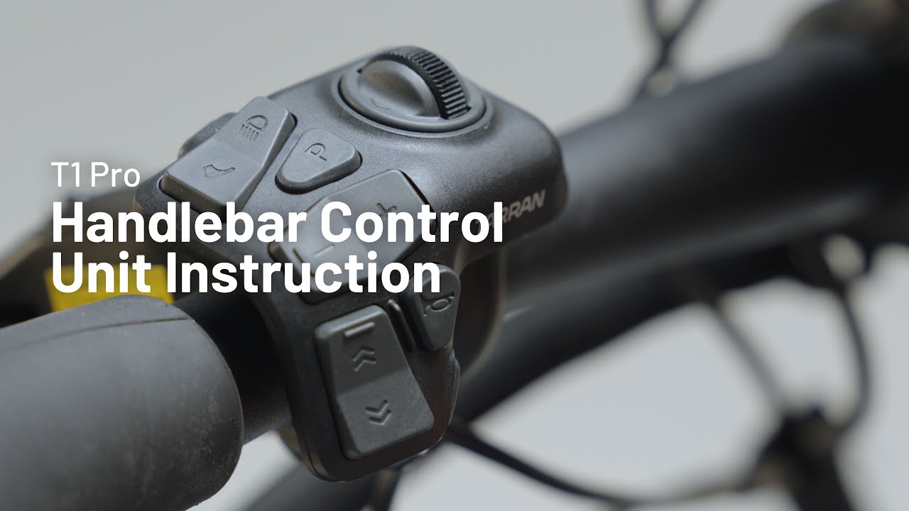 T1 Pro Handlebar Control Unit Instruction