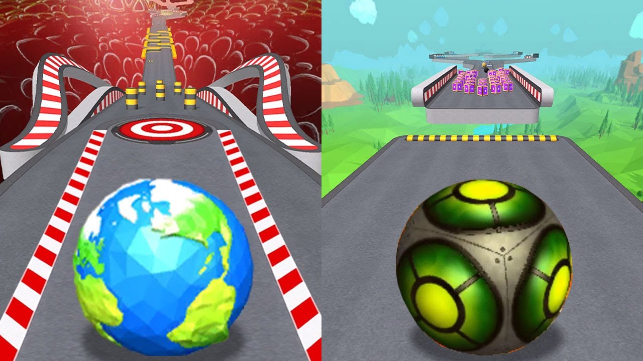 🌈 Going Balls VS Rollance Adventure Ball, Action Balls, Rolling Ball Sky Escape, GyroSphere Trials