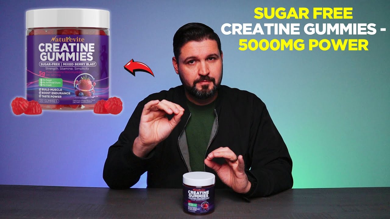 Жевательные конфеты с креатином без сахара - 5000 мг.