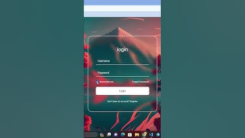 Modern login form made with only HTML & CSS - Transparent Login Form | #coding #webdevelopment #css