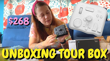 Unboxing TourBox Elite, Bluetooth Custom Editing Controller for Photoshop, Lightroom, Premiere, ETC