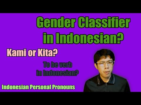 To be verbs in Indonesian and Indonesian Pronouns (Indonesian Essential Learning #3)